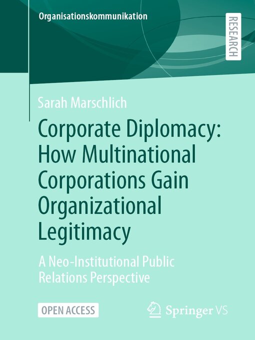 Title details for Corporate Diplomacy by Sarah Marschlich - Available